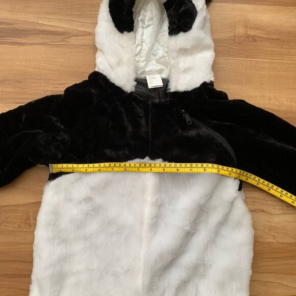 Panda Bear Hooded Halloween Costume Pajama Suit Lounger Size 4T-5T - Picture 2 of 10